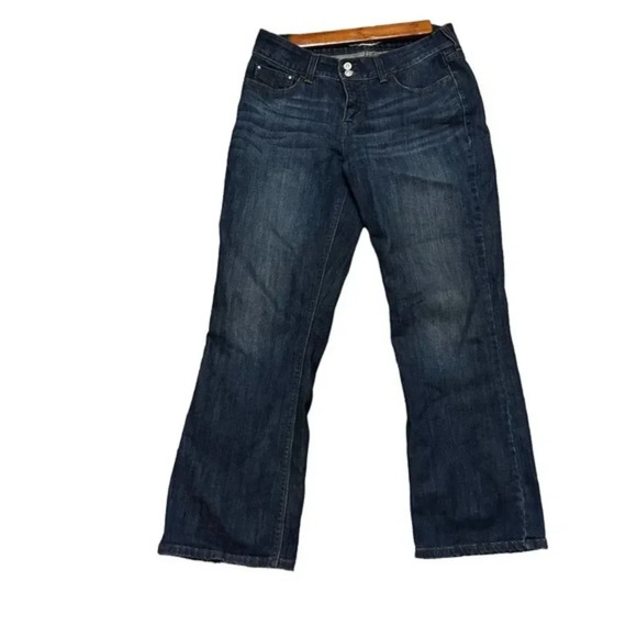 Levi's‎ 526 Womens Stretch Mid Rise Slender Boot Cut Denim Jeans Blue Size 8 - Picture 1 of 7